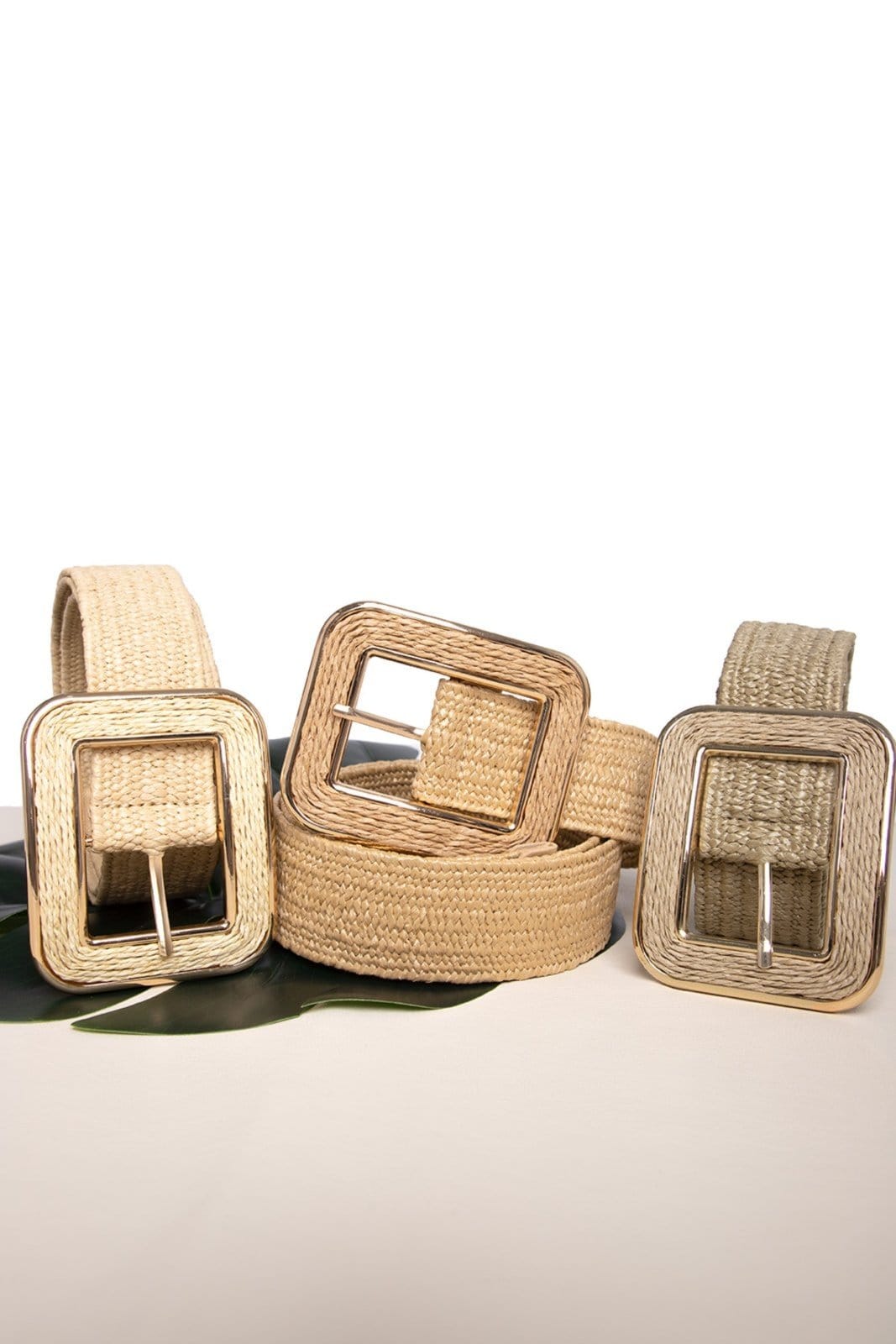 Cinto Cabanafree Inspiração Palha Elástico Caqui - 2