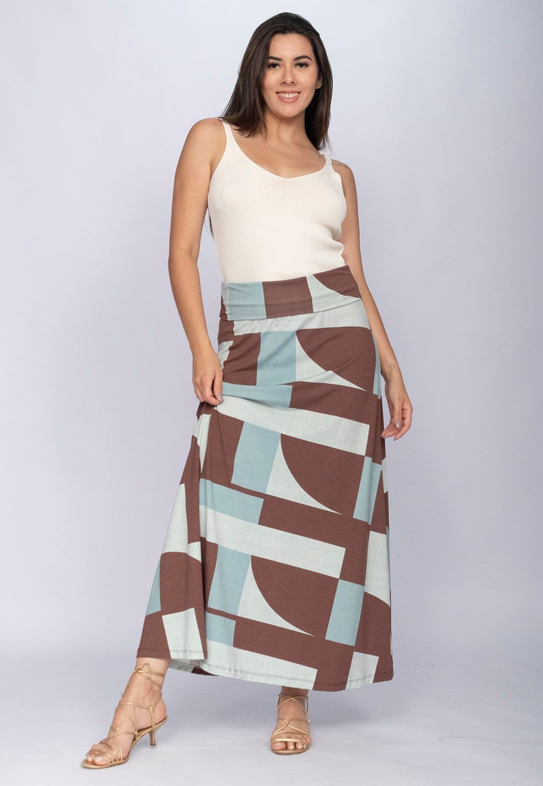 Saia CabanaFree Longa Malha SAZ Estampa Santa Rosa do Tocantins - 2