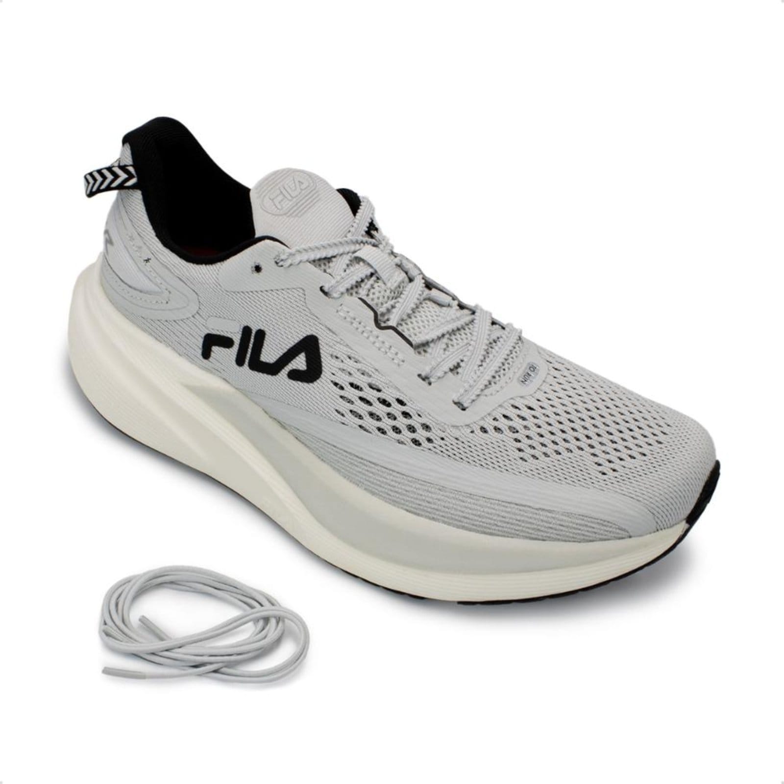 Vista 2 Tênis Fila Feminino Racer T2 Xtreme Corrida Fila cinza
