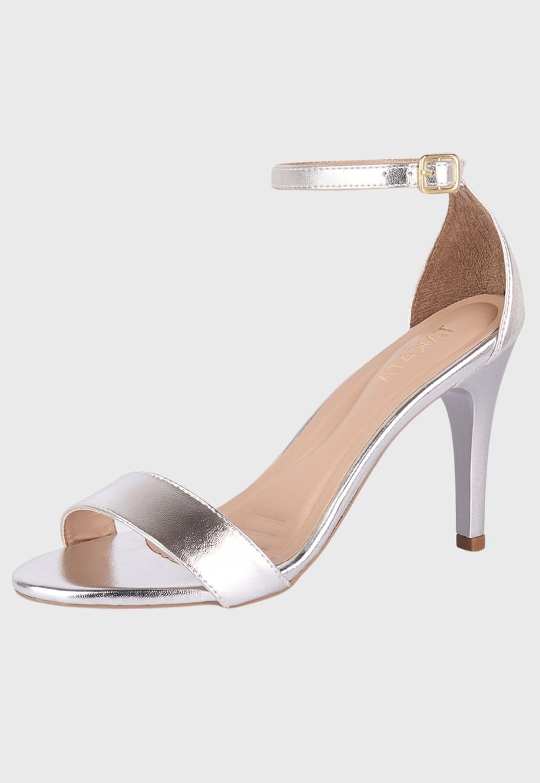 Sandália Feminina Takata Salto Baixo Fino Alto Lisa Tiras Clássica