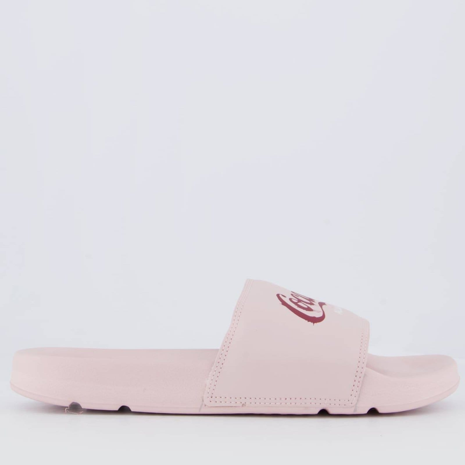 Vista 2 Chinelo Coca Cola Slide Graff Feminino Coca-Cola rosa