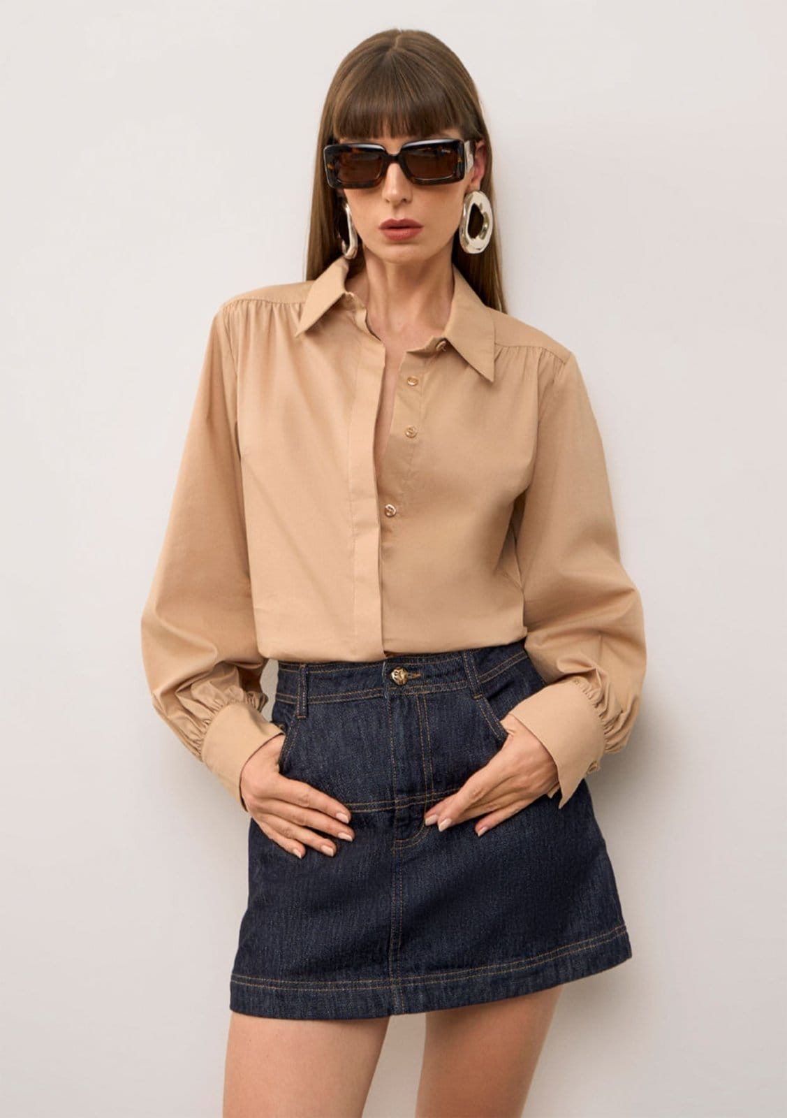 Saia Iódice Reta Alta Curta