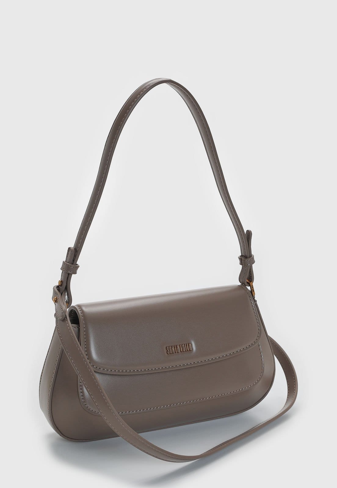 Vista 2 Bolsa Média Santa Lolla Lisa Mocha Santa Lolla marrom