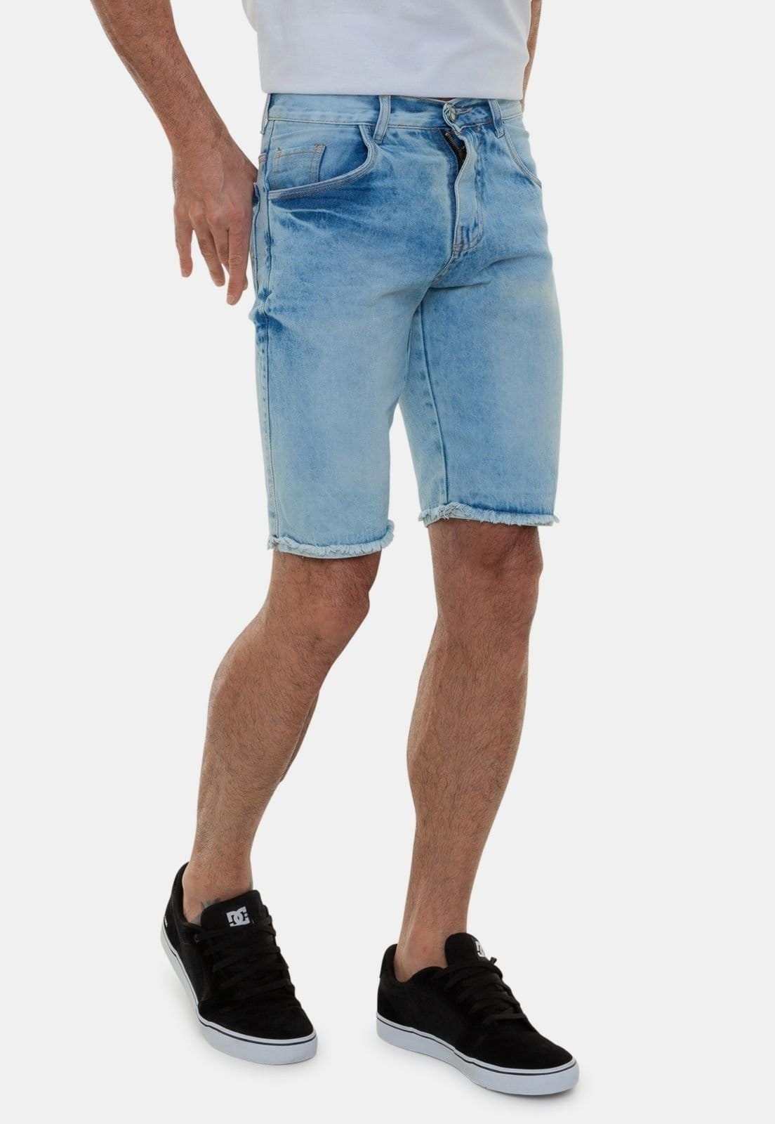 Bermuda Jeans Masculina Versatti Tradicional Santos