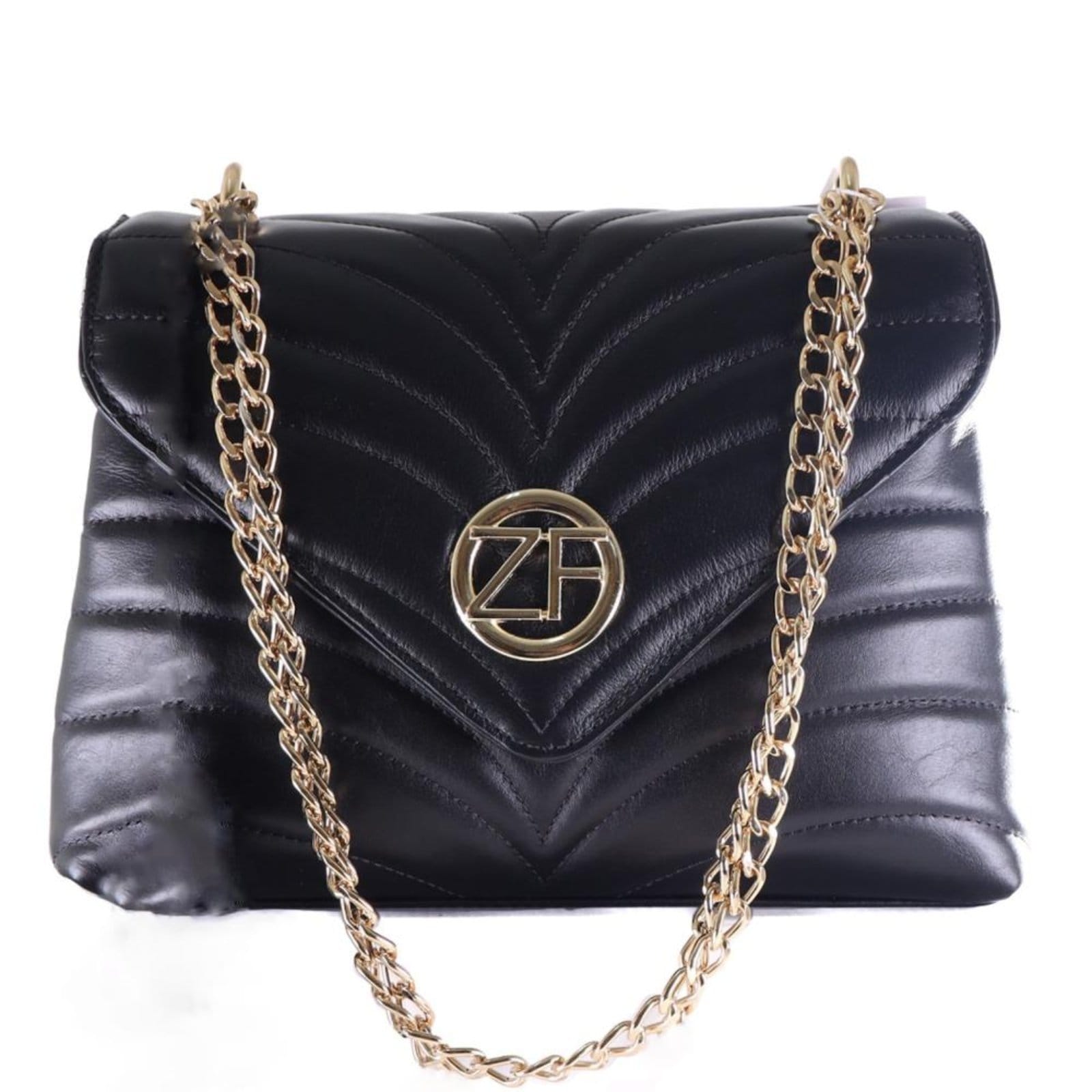 Bolsa Feminina Zariff Tiracolo Detalhes Modernos 146 Preto