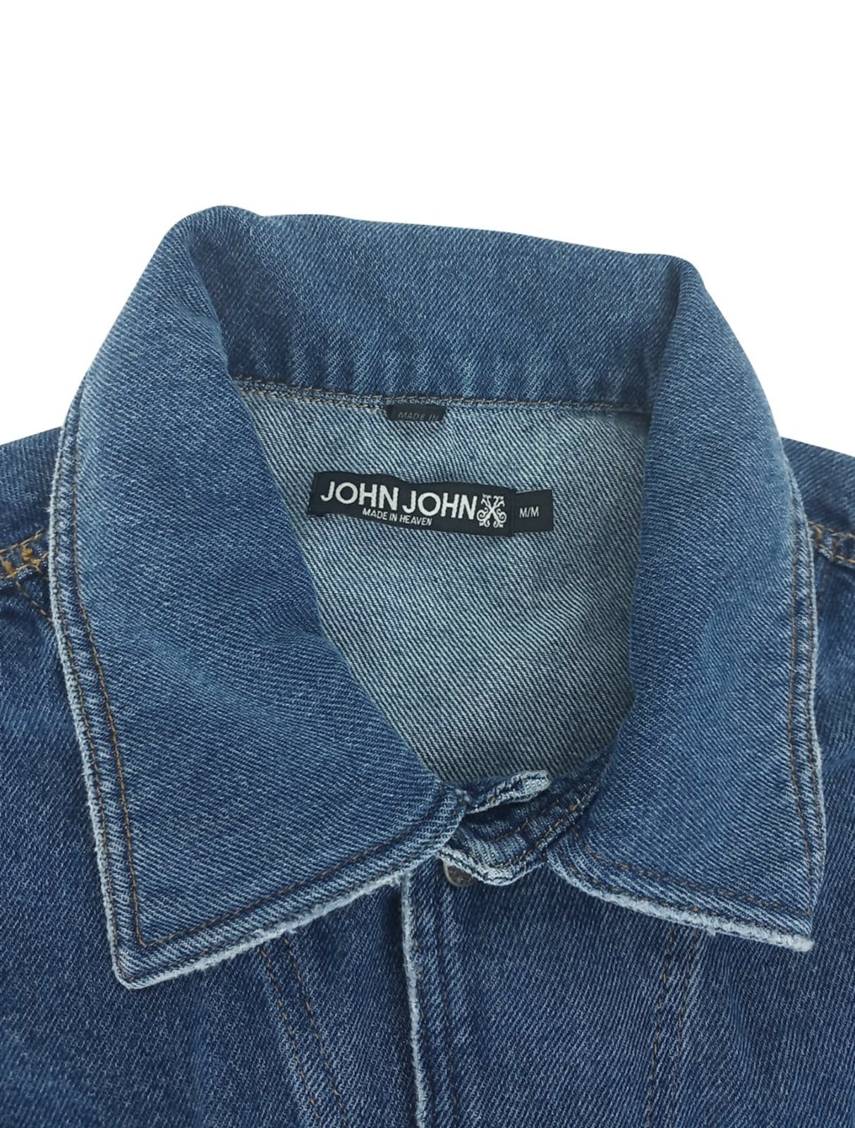 Vista 2 Jaqueta John John Jeans Masculina Moroni Médio John John azul