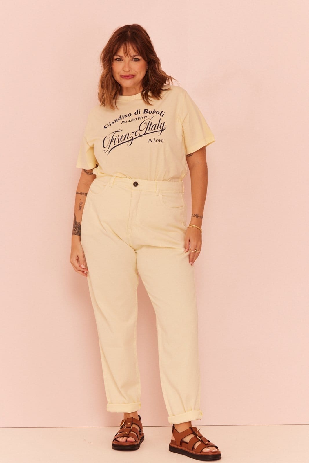 Calça In Love Mom Jeans Gisela Manteiga