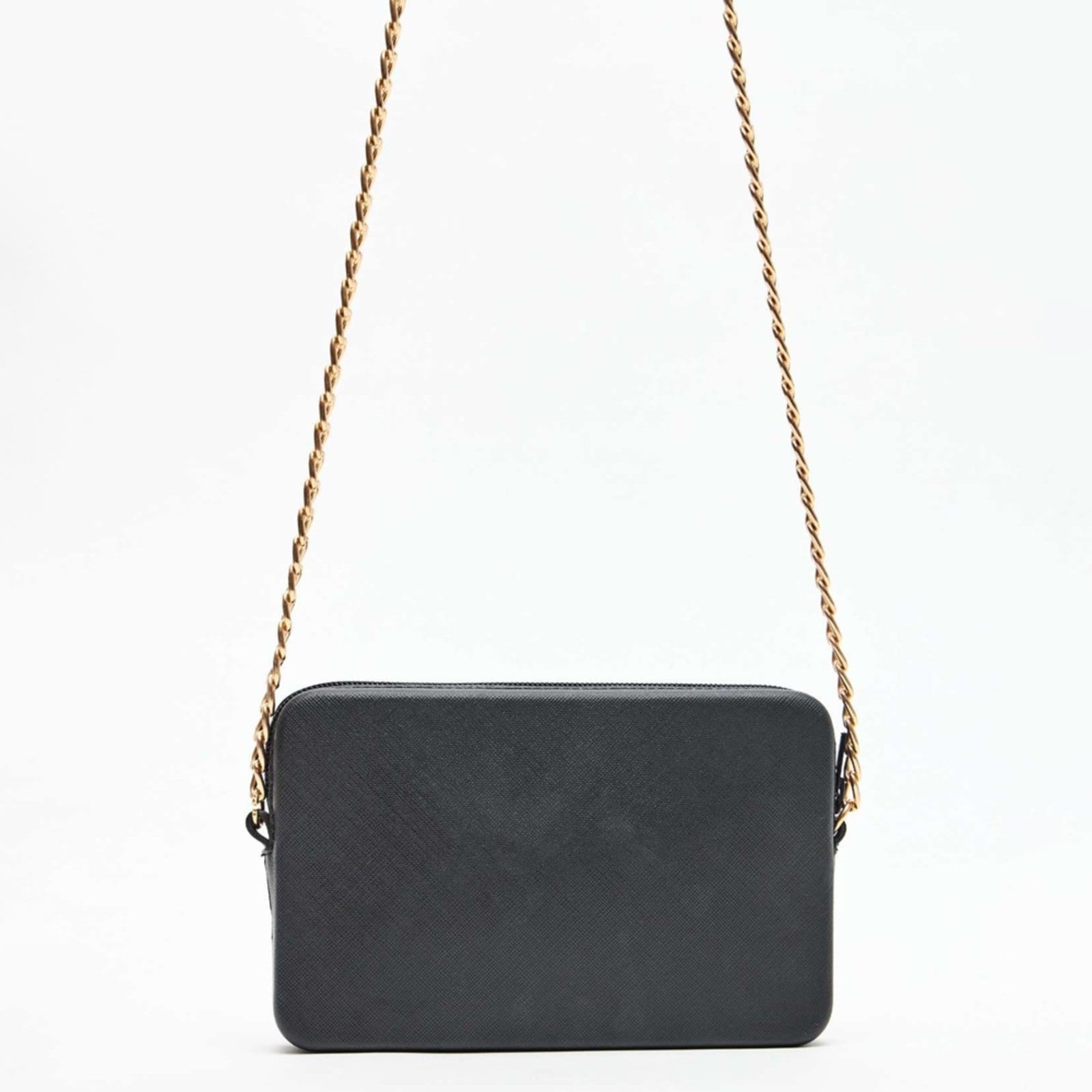 Vista 2 Bolsa Crossbody Easy Lança Perfume Chain In25 Feminino Easy Lança perfume preto