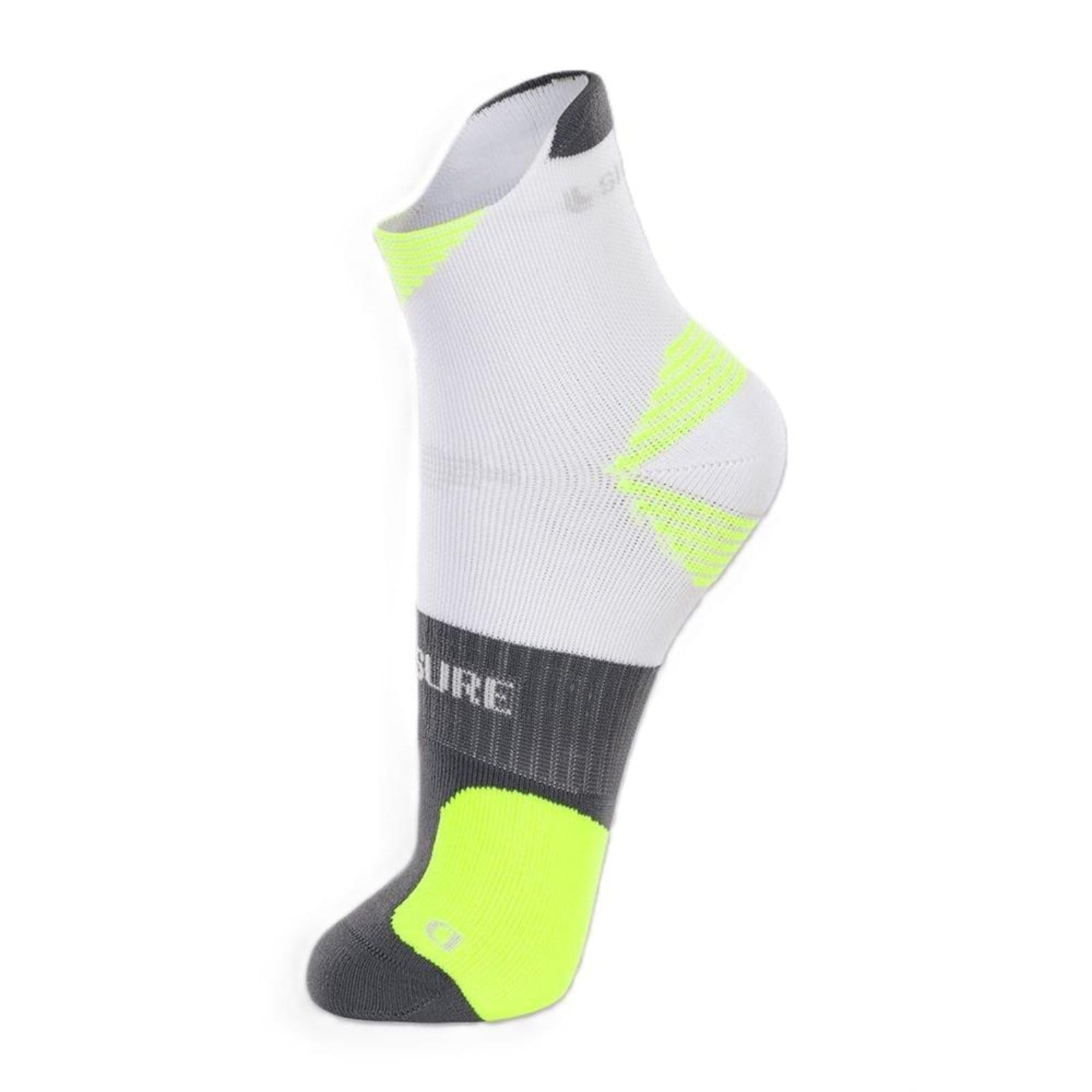 Meia Lupo Dupla Camada Running 15424 Branco/Verde - 2