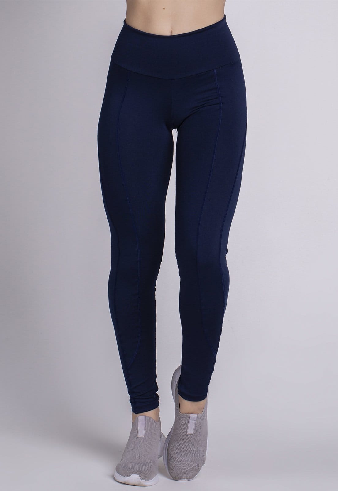 Vista 2 Calça Legging Serra e Mar Modas Montaria Lisa Marinho SERRA E MAR MODAS azul marinho