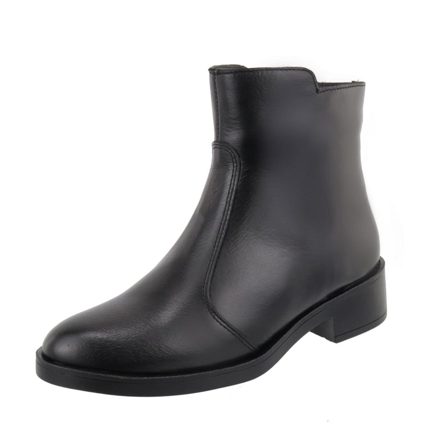 Bota em Couro Feminina Cano Curto Fivela Lançamento