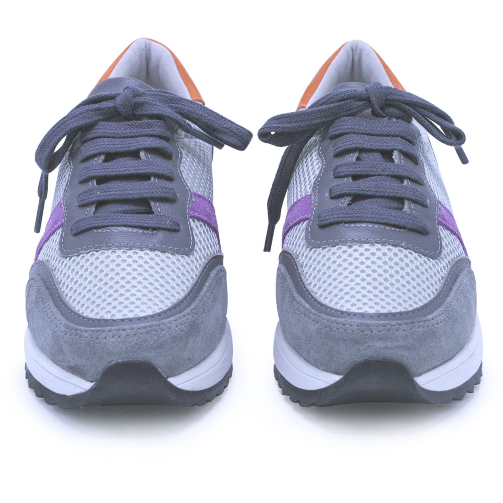 Vista 2 Tênis Floré 9318 - Pewter/Chumbo/Cinza/Violeta Floré cinza pewter