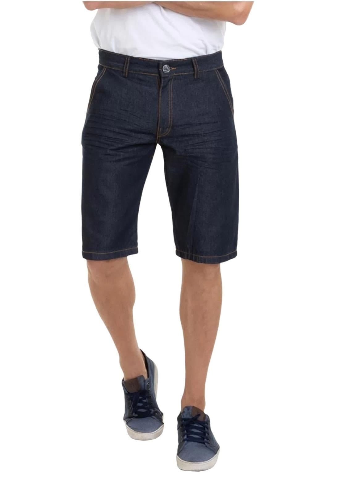 Bermuda Jeans Masculina Tradicional Versatti Miami