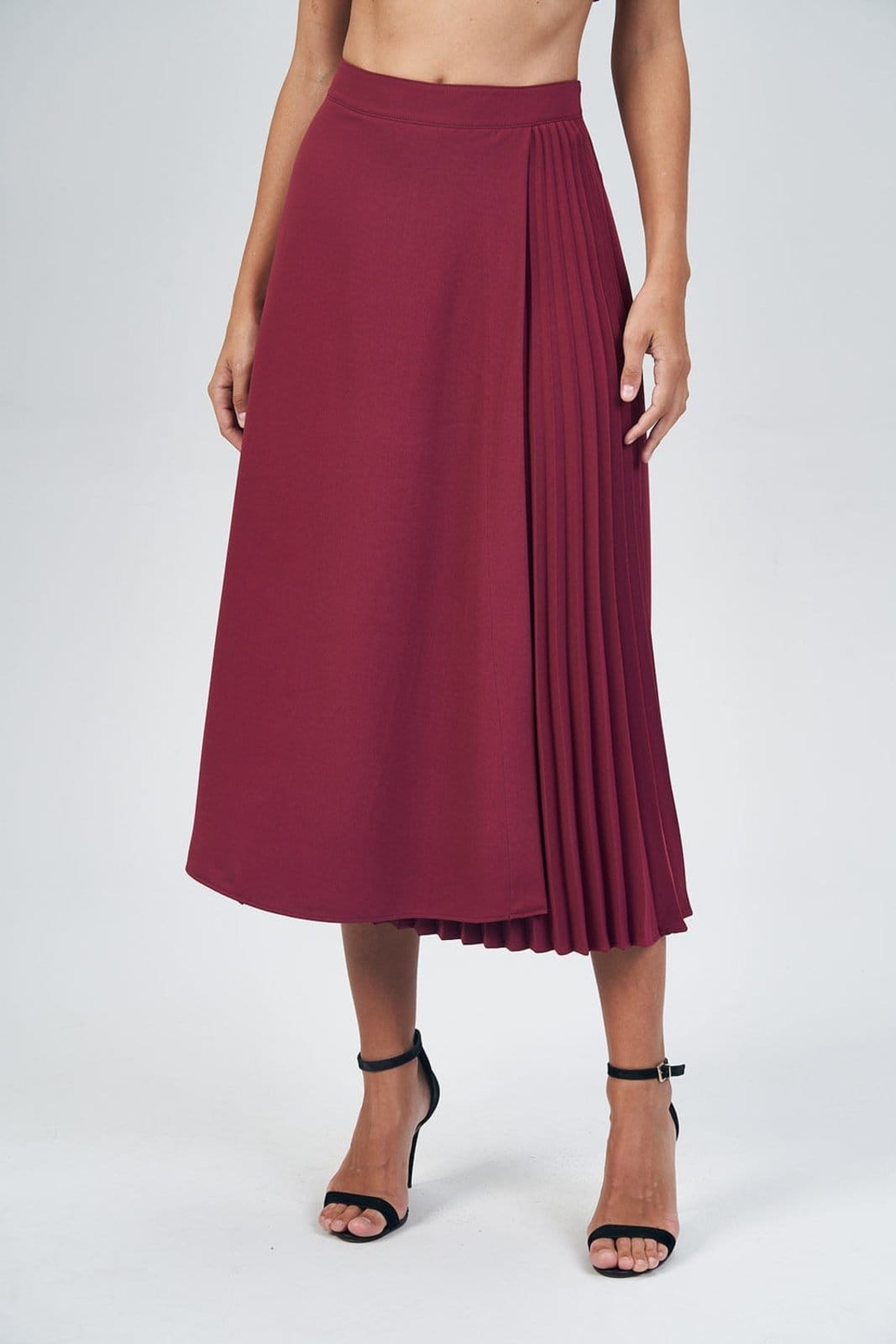 Saia Midi Camadas Feminina Acostamento