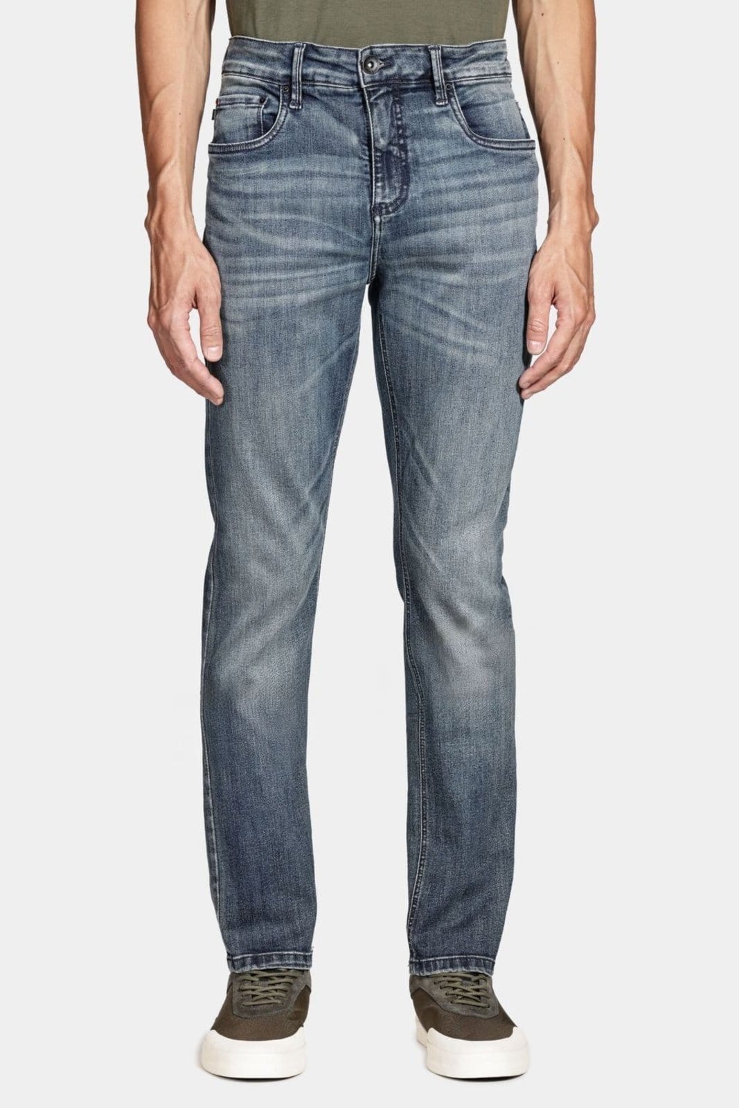 Calça Aramis Jeans Slim Red Wash Intense Azul Escuro