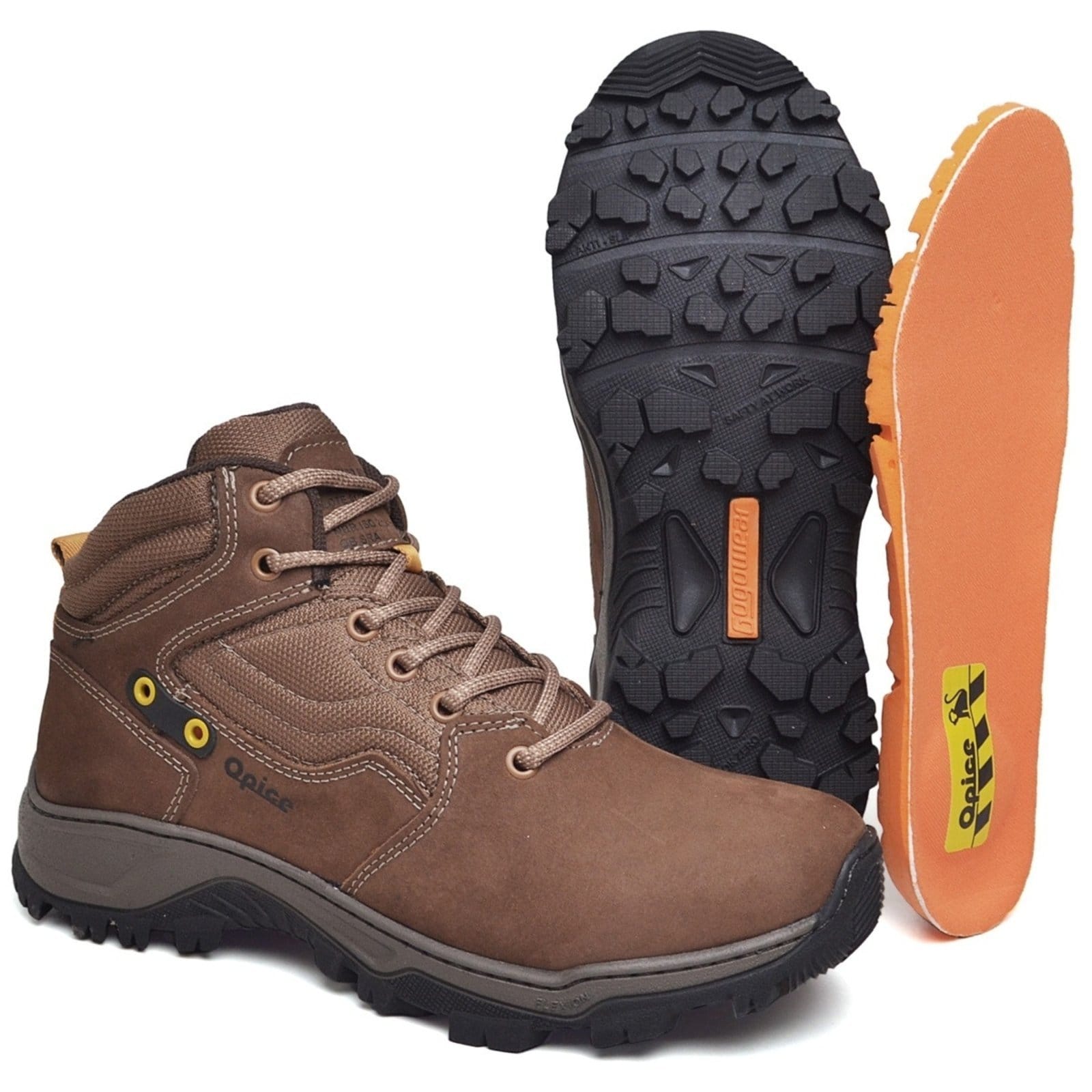 Bota Mufa Adventure de Couro EPI com C.A. Durabilidade e Conforto para Trilhas e Trabalho