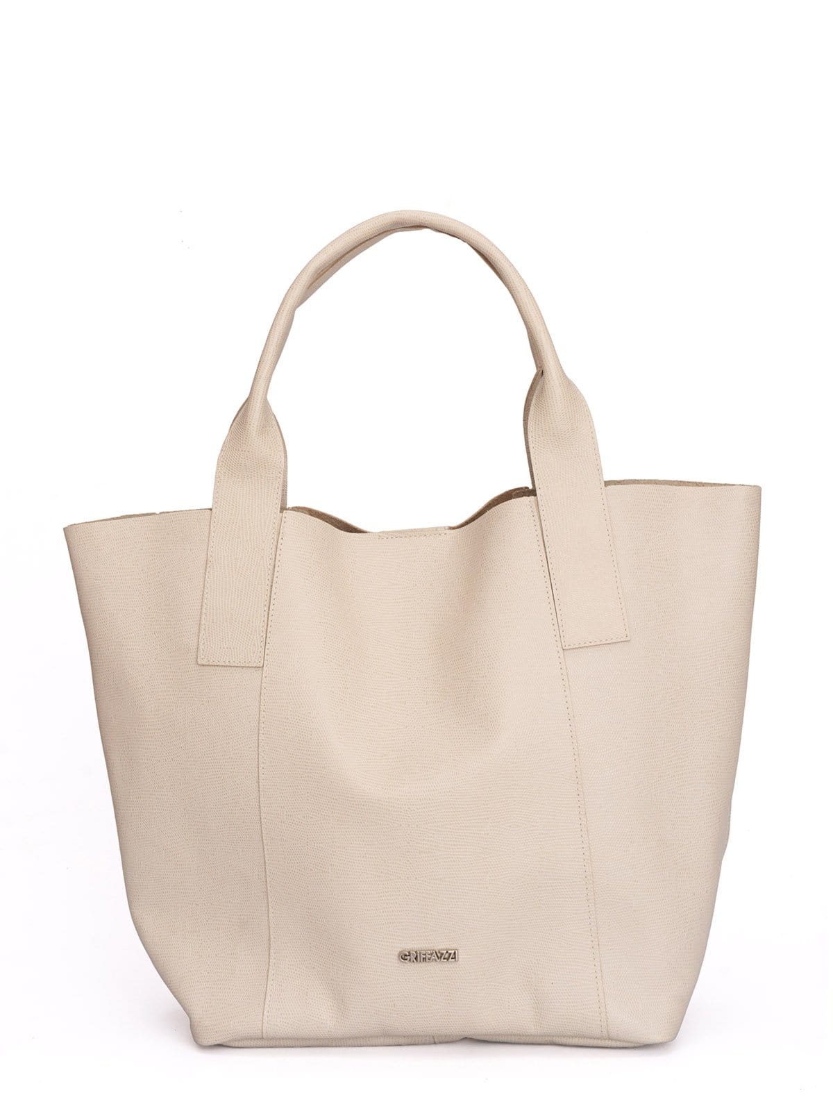 Vista principal Sacola Griffazzi em Couro Marfim Griffazzi off-white