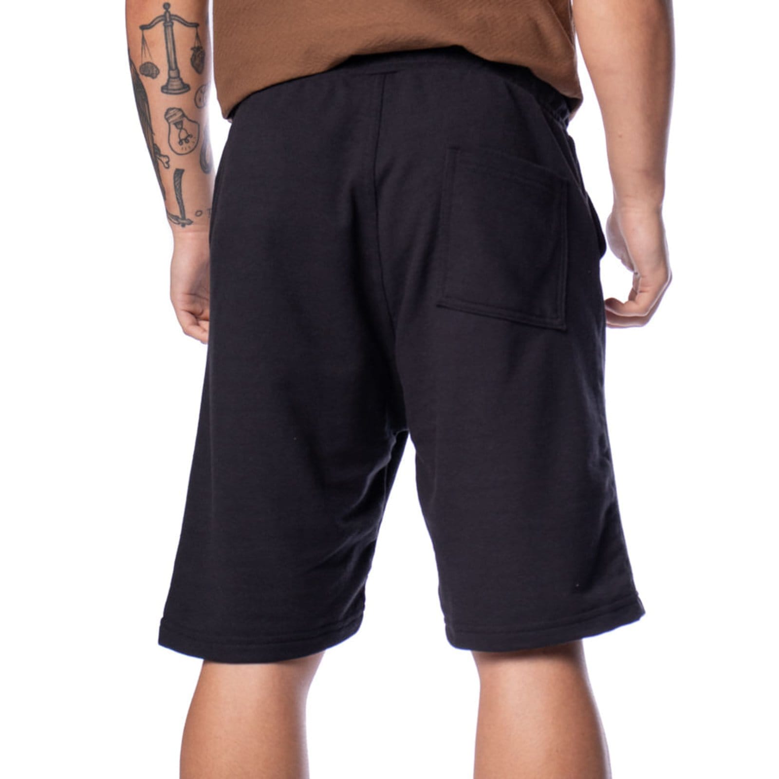Vista 2 Bermuda Masculina Gangster Moletom Texturizado Gangster preto