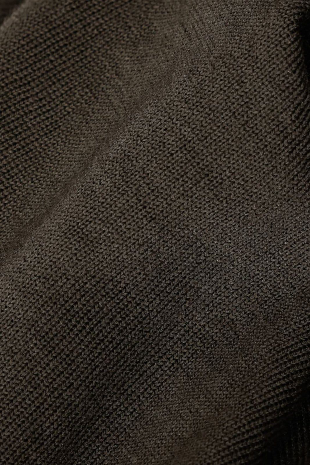 Vista 2 Tricot Aramis Manga Longa Gola Careca Lã Merino Tabaco Aramis marrom