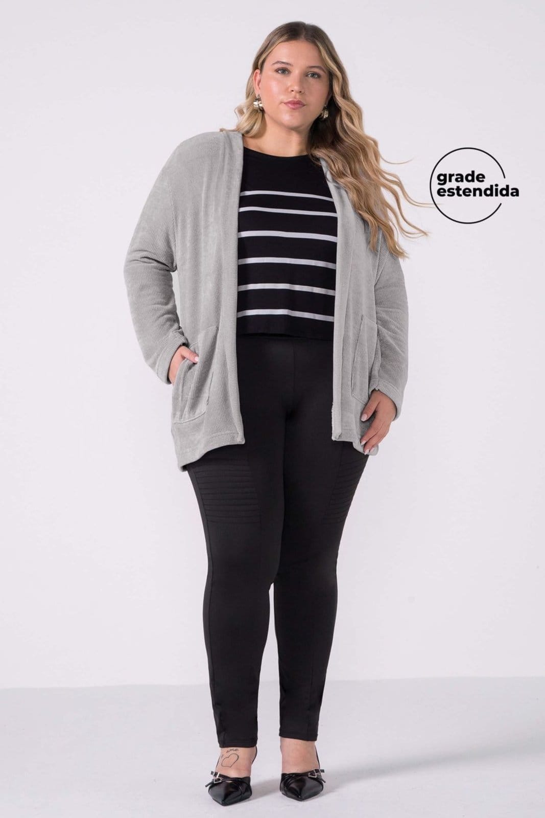 Calça Legging Feminina Helanca Felpada Marialícia