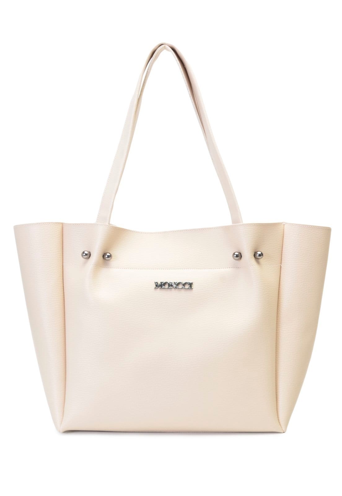 Vista 2 Bolsa Feminina Ombro e carteira Moncci Marfim MONCCI bege/off-white