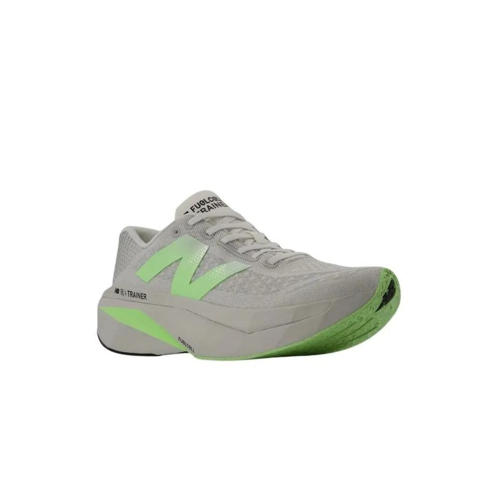 Vista 2 Tênis New Balance Fuelcell Supercomp Trainer V3 Masculino Cinza/Verde 38 New Balance cinza verde