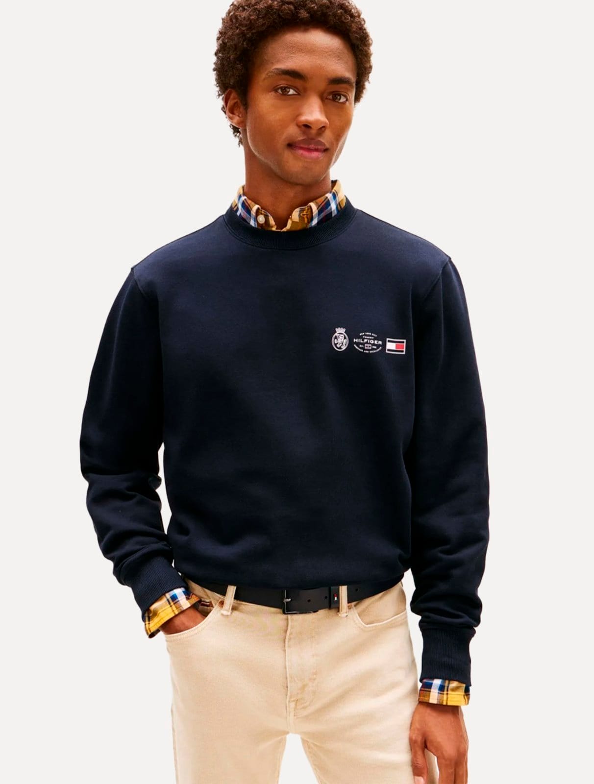 Moletom Tommy Hilfiger Masculino Treble Logos