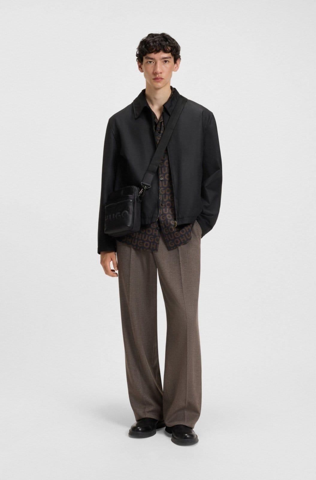 Camisa de ajuste oversize em algodão estampada - 2