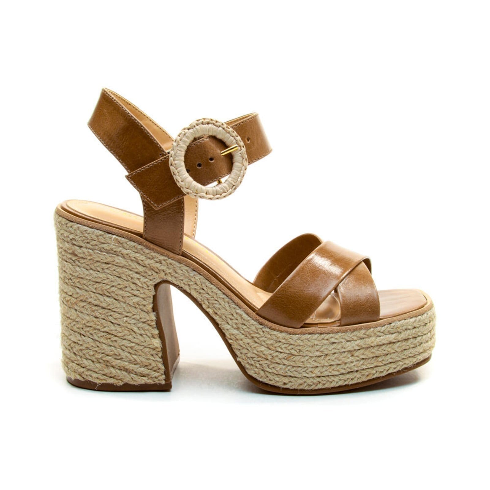 Sandália Plataforma Couro Cecconello 2850001-3