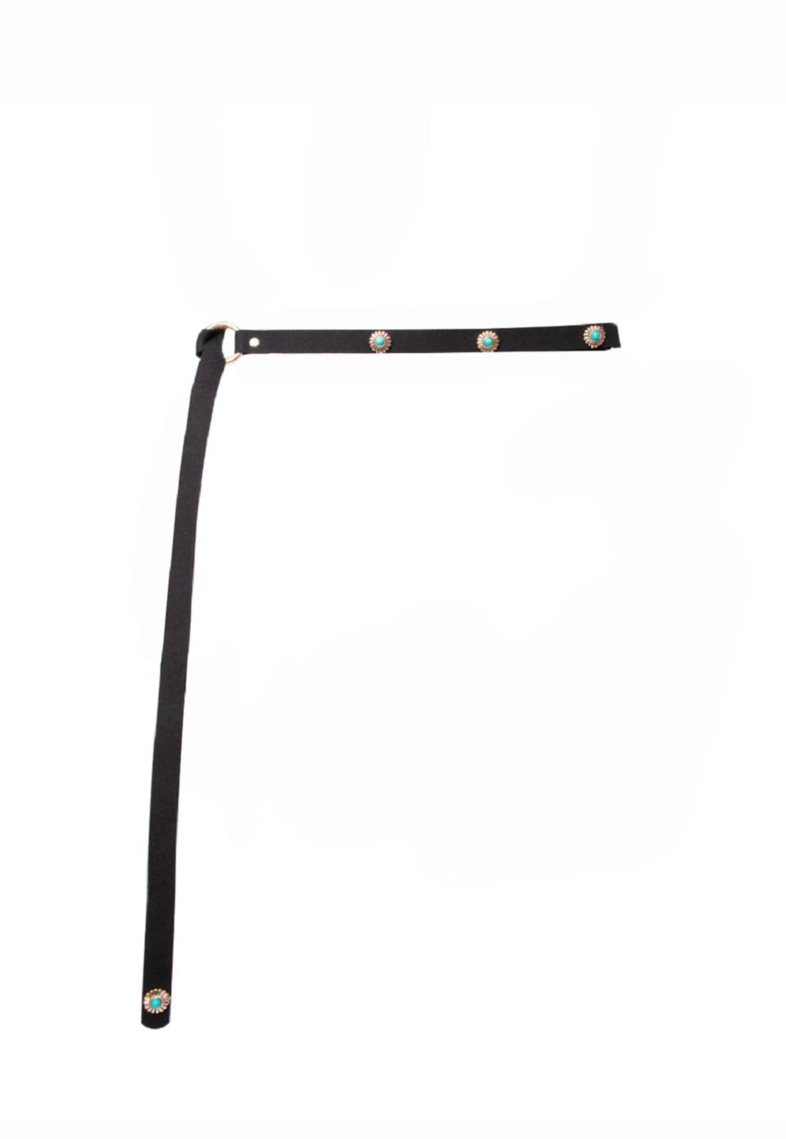 Cinto Cabanafree MARRAÇÁO PRETO COM DETALHE AZUL