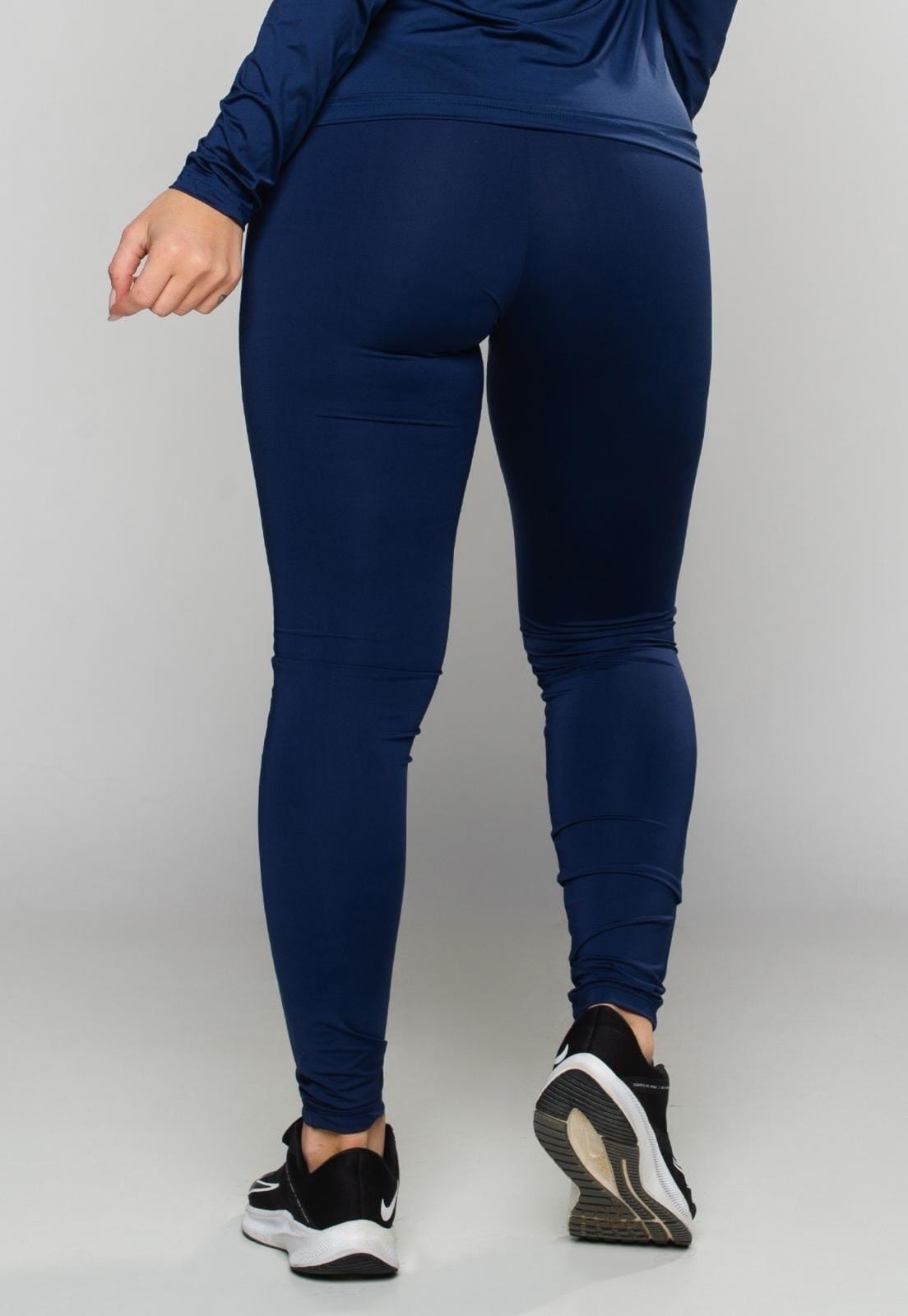 Vista 2 Calça Térmica Feminina MVB Modas Segunda Pele Proteção Uv Mvb Modas azul