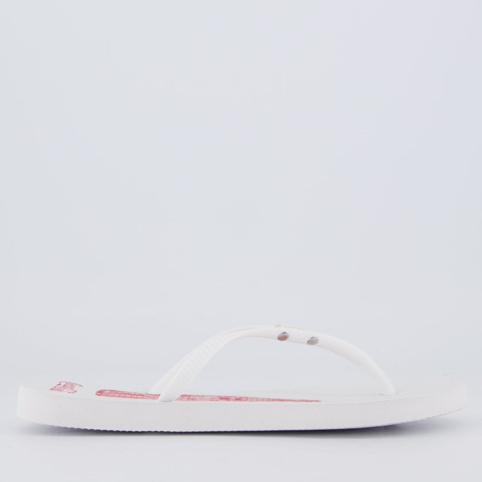 Vista 2 Chinelo Coca Cola Glow Party Feminino Coca-Cola branco