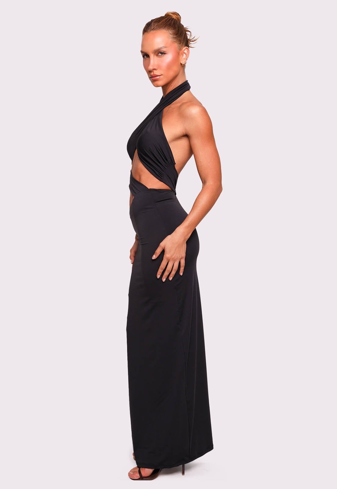 Vista 2 vestido nightfall Mundo Lolita mundololita preto