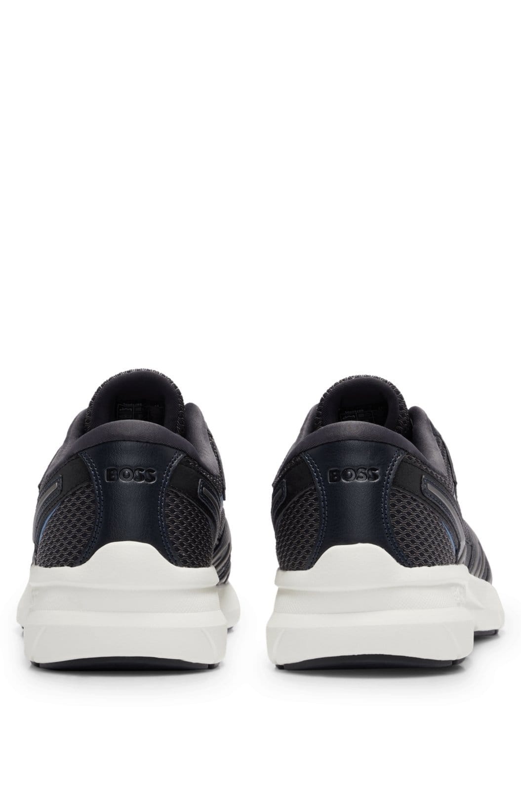 Tênis De Material Misto Com Tela E Tecido Sintético Revestido Azul-Marinho - 46 - 2