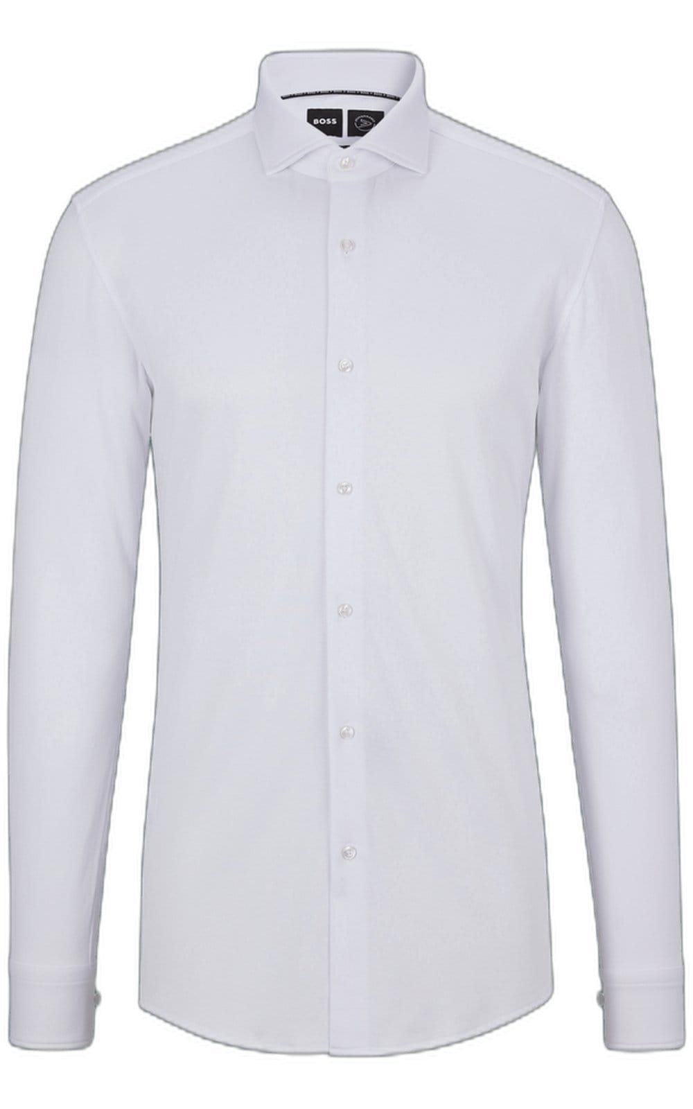 Camisa Slim Fit Em Jersey Estruturada De Desempenho
