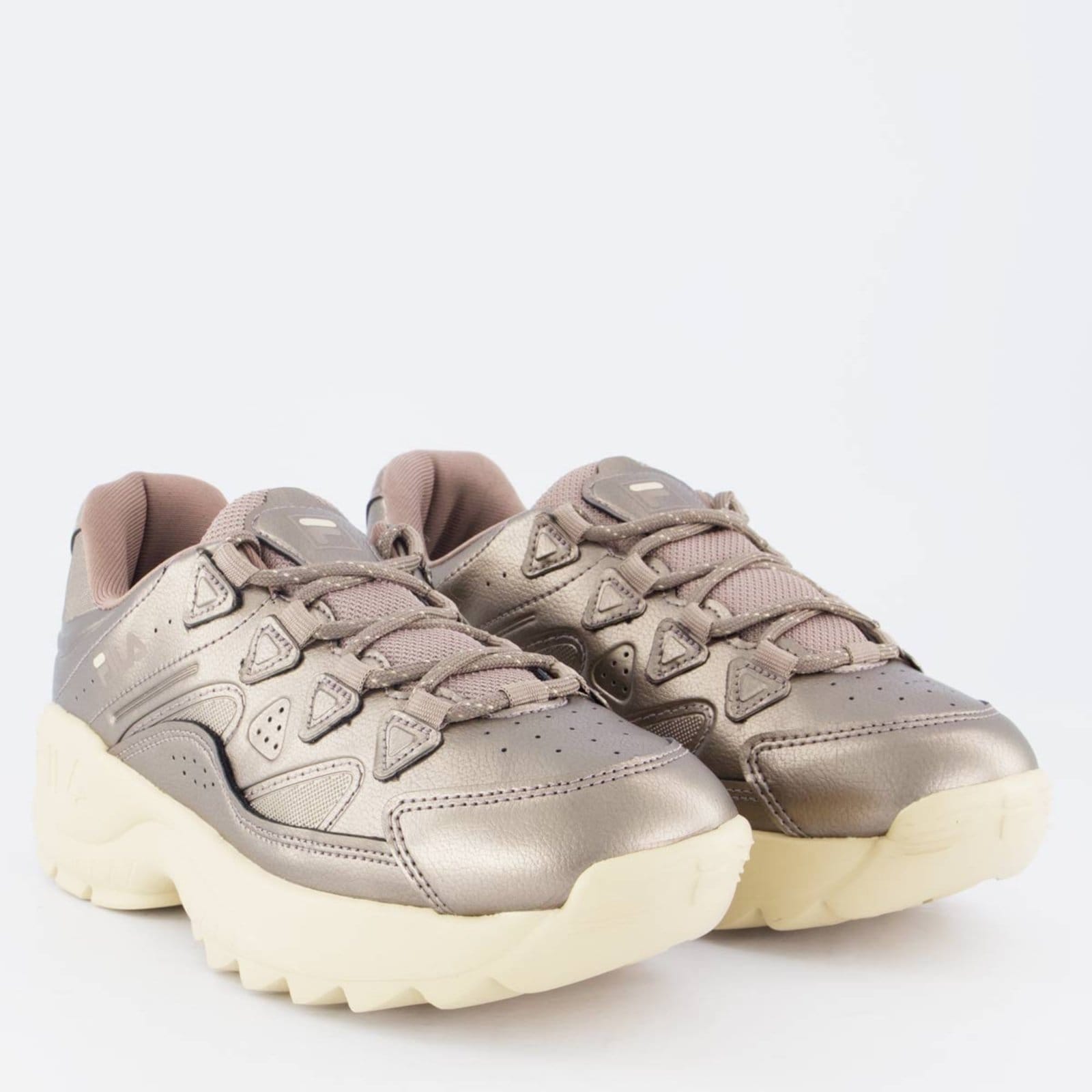 Vista 2 Tênis Fila Evolux Feminino Bege Fila verde