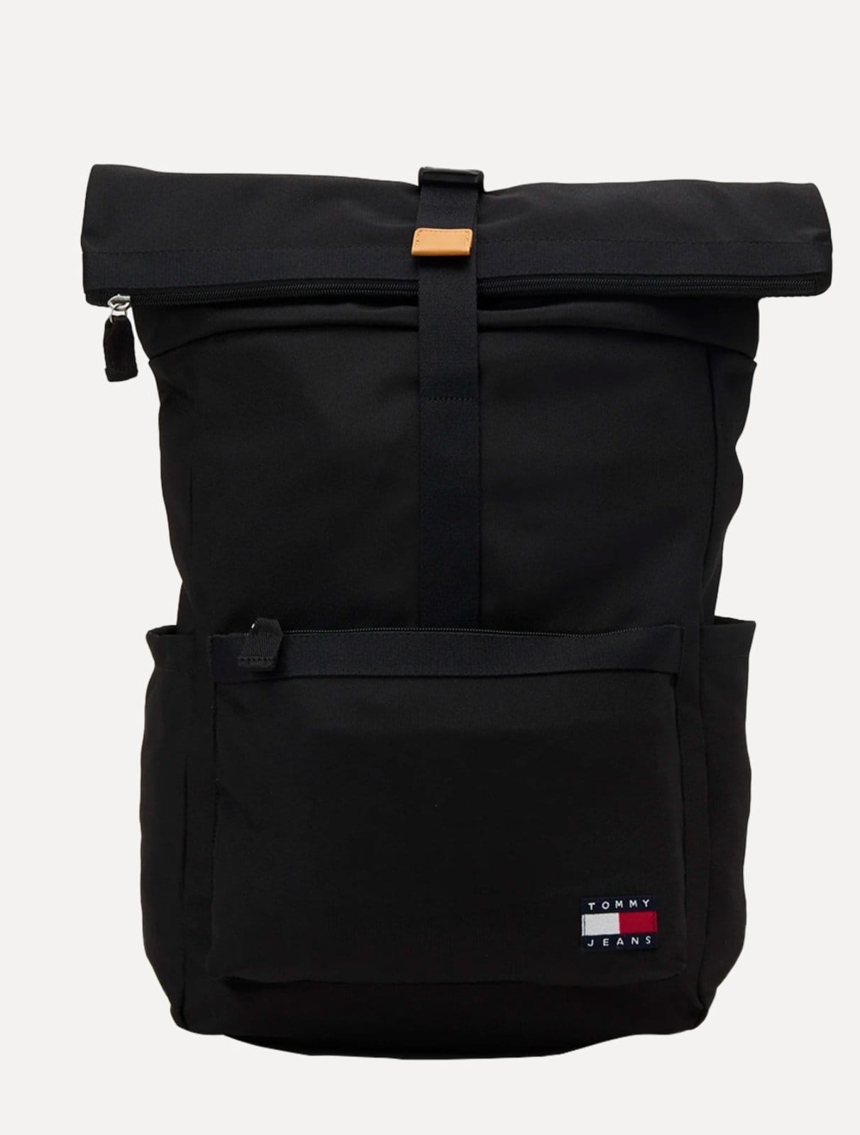 Mochila Tommy Jeans Essential Daily Rolltop Backpack Preta