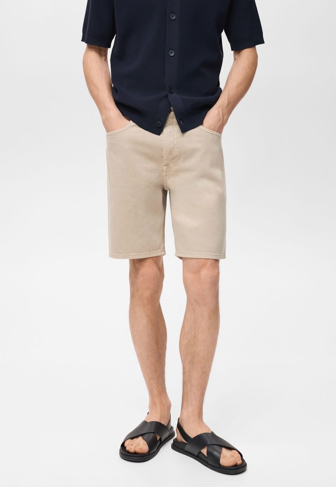 Bermuda Jeans Mango Reta Jarod