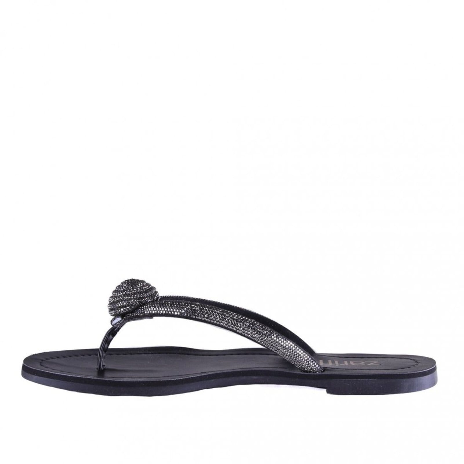 Vista 2 Rasteira Feminina Zariff 2404 Zariff Zariff grafite