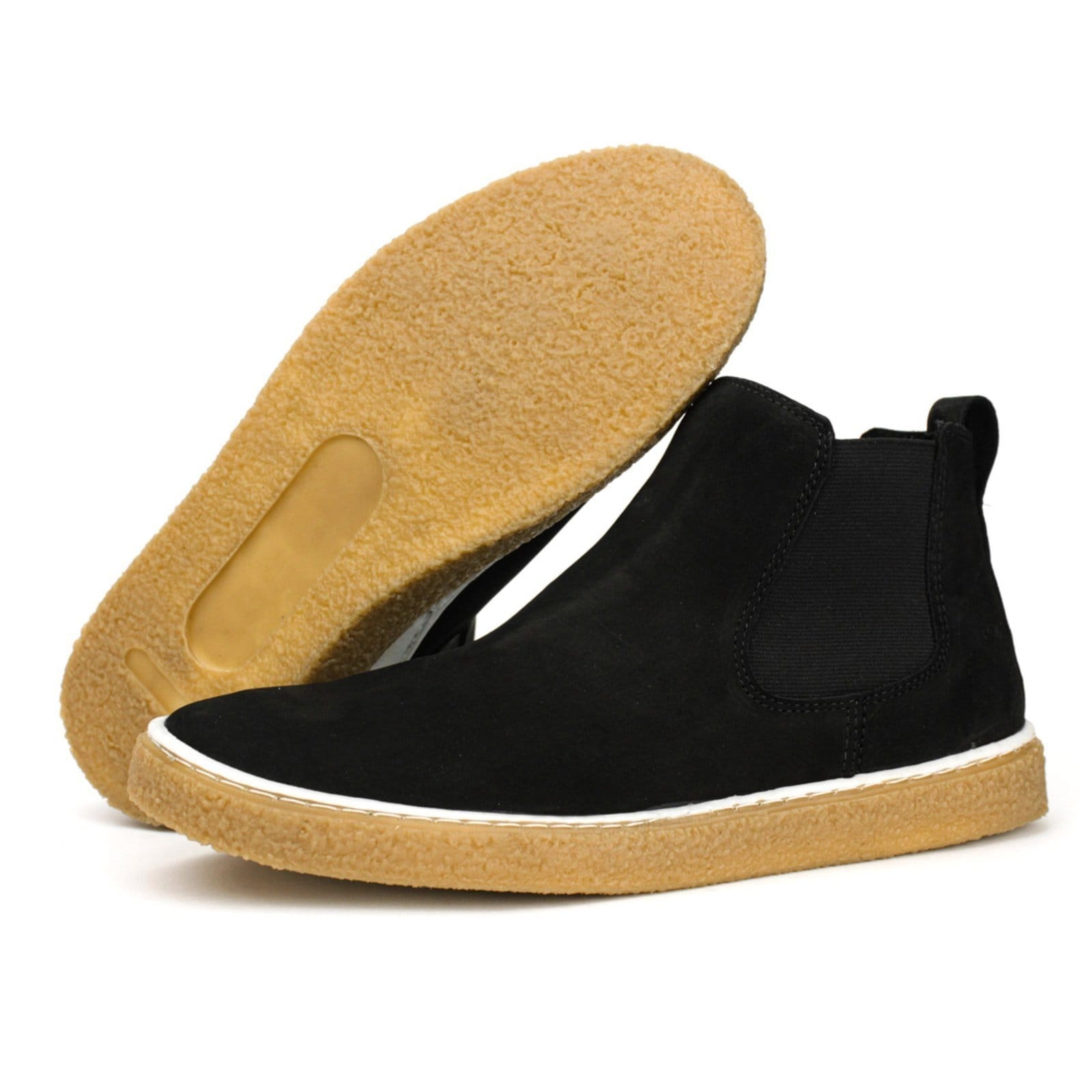 Vista 2 Bota Chelsea Coturno Masculino SuperShoes super shoes preto