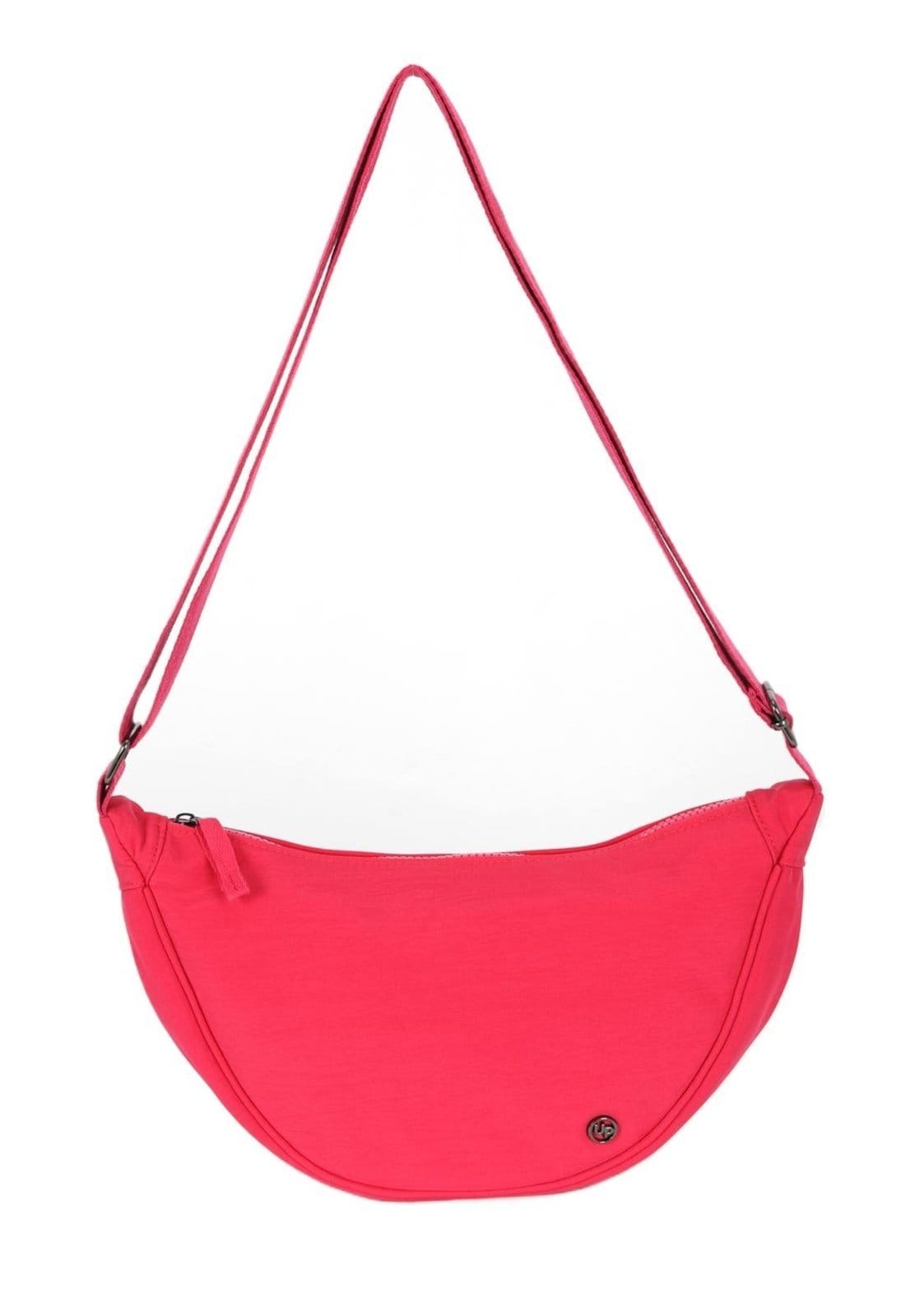 Vista principal Infantil - Bolsa Meia Lua Pequena Transversal Náilon New Up4you Up4you rosa