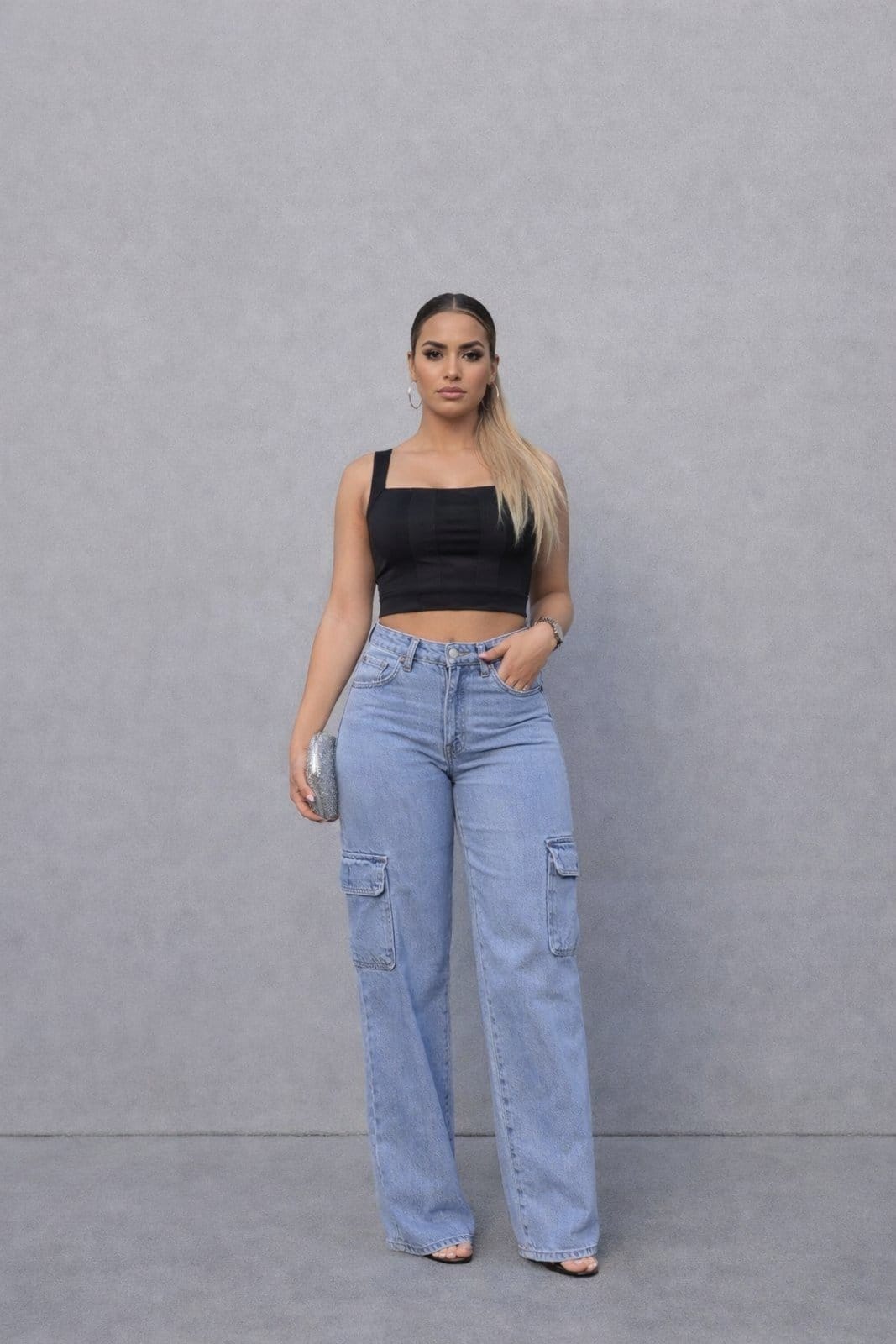 Calça D Bell Outlet Fashion Wide Leg