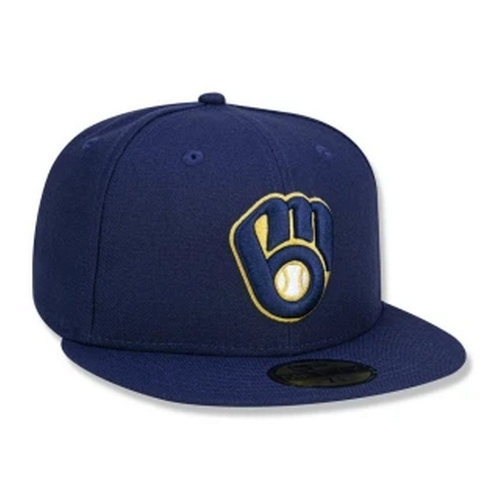 Vista 2 Boné New Era 59fifty Milwaukee Brewers Marinho new era azul marinho