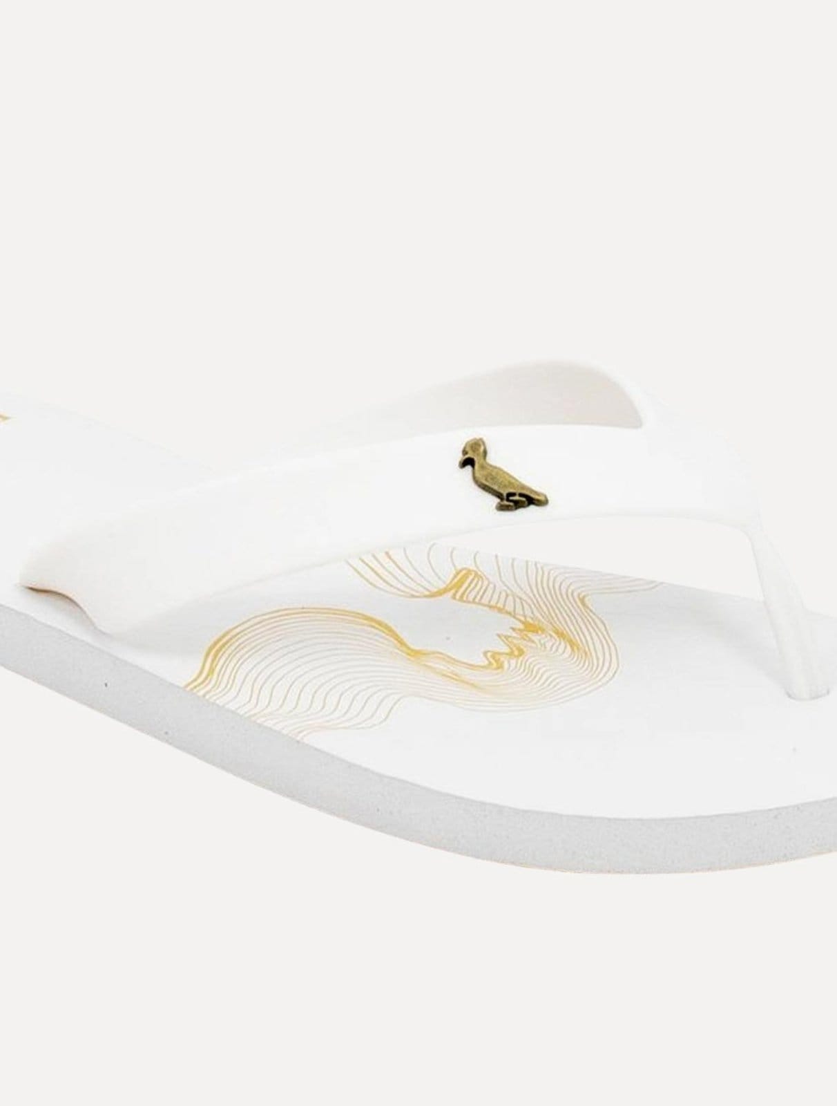 Vista 2 Chinelo Reserva Masculino Pica-Pau Waves Reserva branco