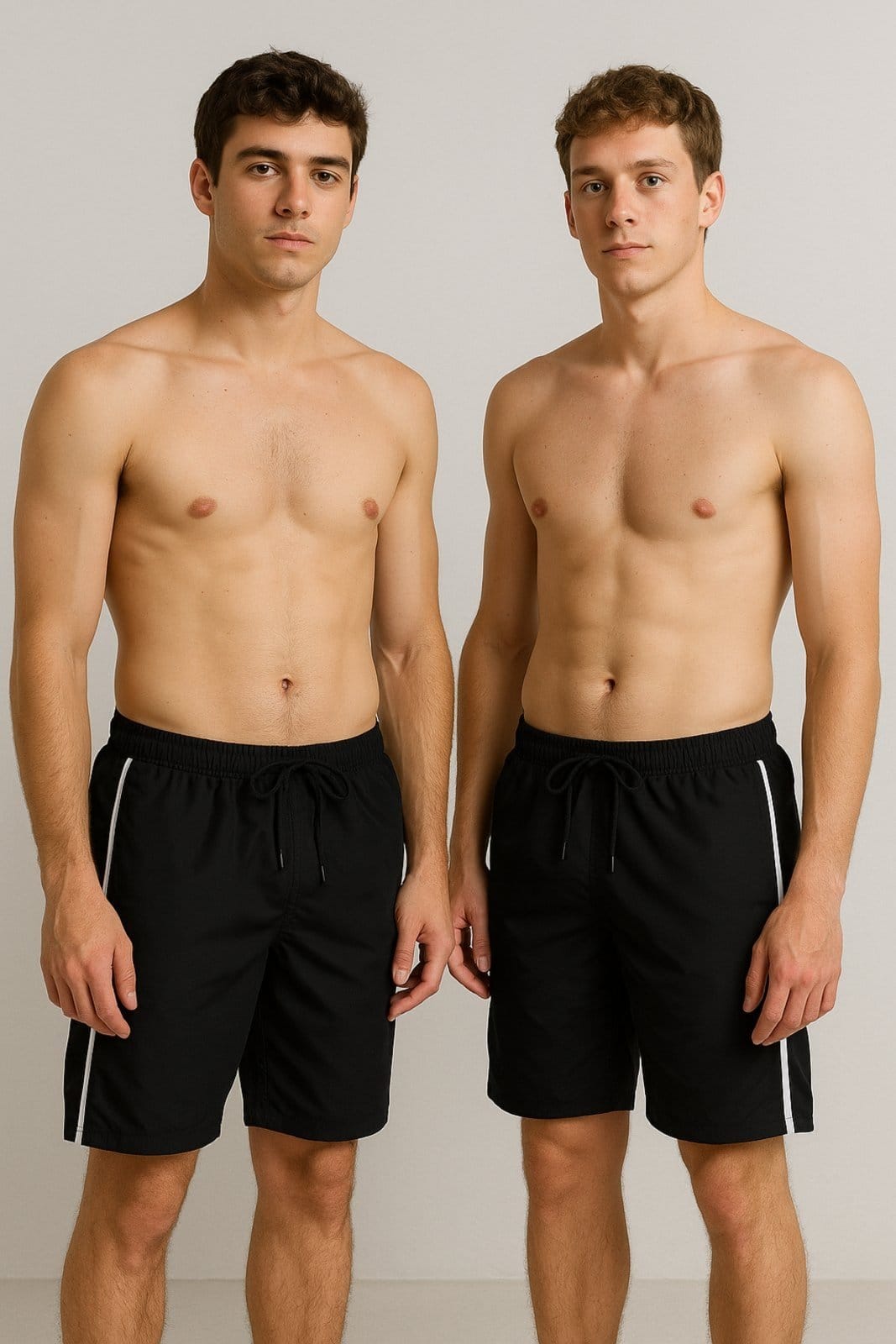 Kit Com 2 Bermudas Tactel D Bell Outlet Fashion Sport Masculina Preta