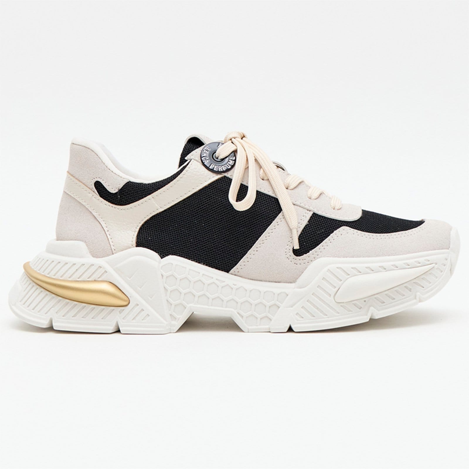 Tênis Easy Lança Perfume Chunky Cuts Ou26 Off White Feminino