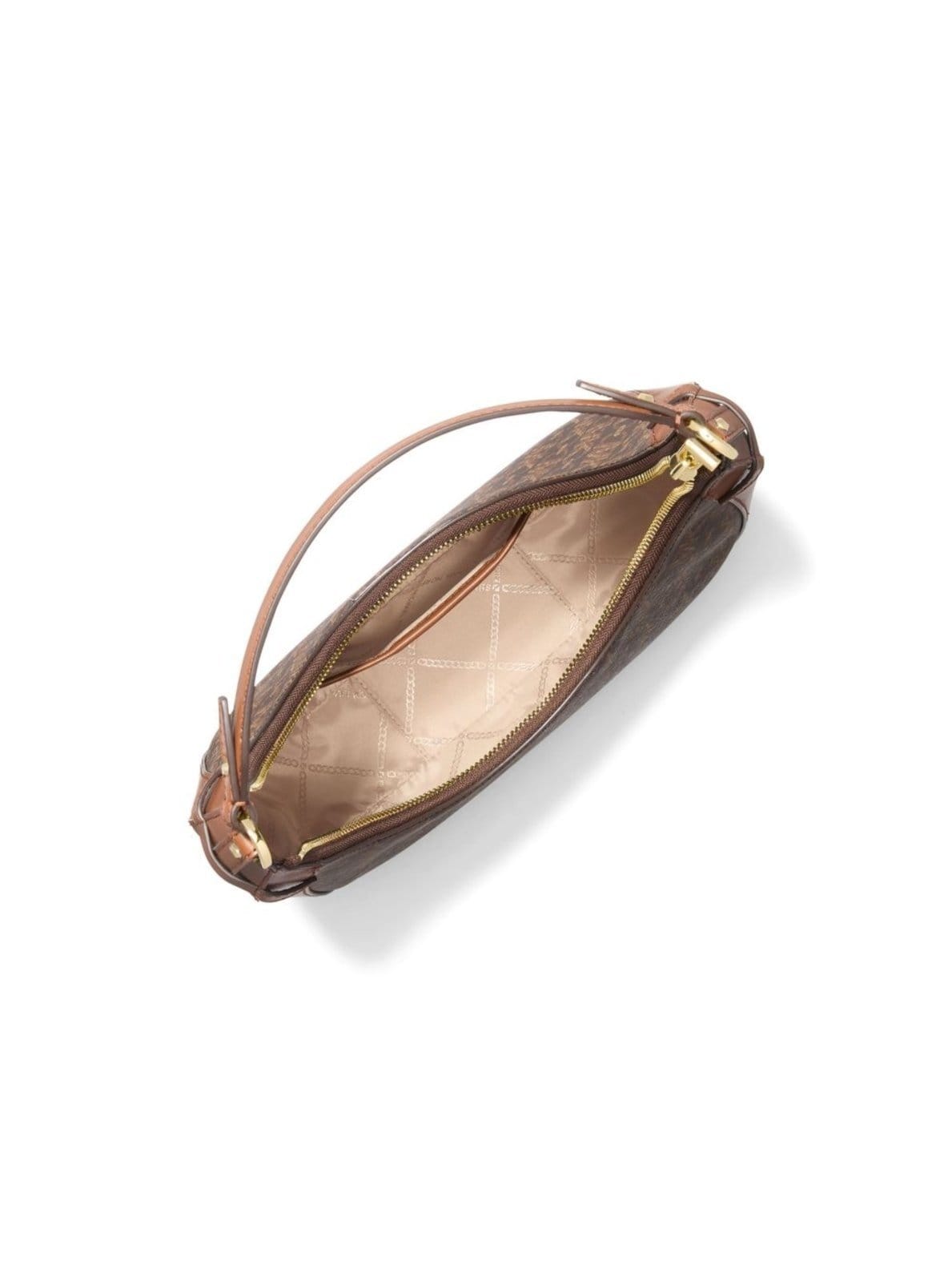 Vista 2 Bolsa De Ombro Preston Logo Pequena 30S4g0pl5i227 Michael Kors marrom