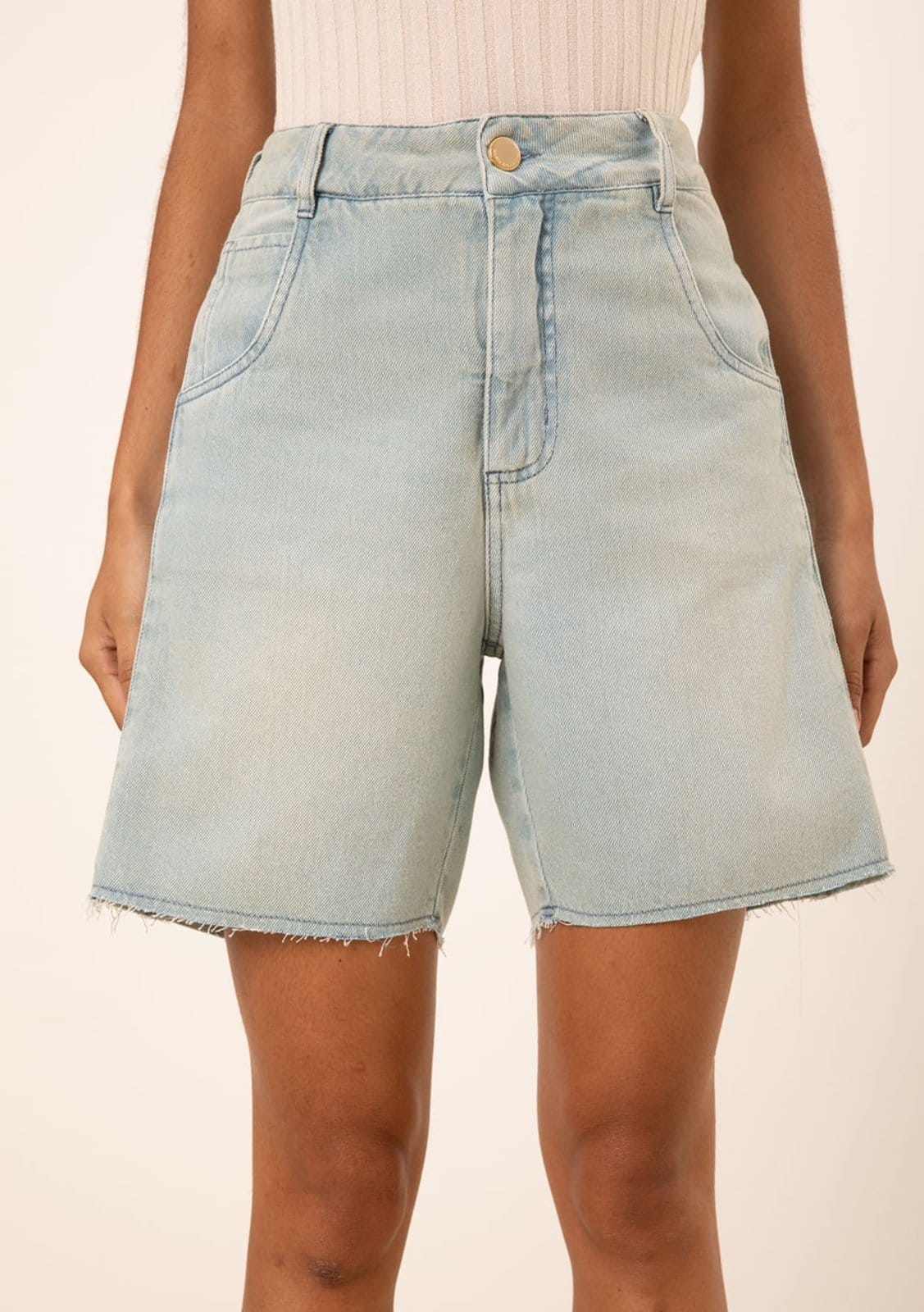 Vista 2 Bermuda Maria Valentina Reta Média Maria Valentina azul