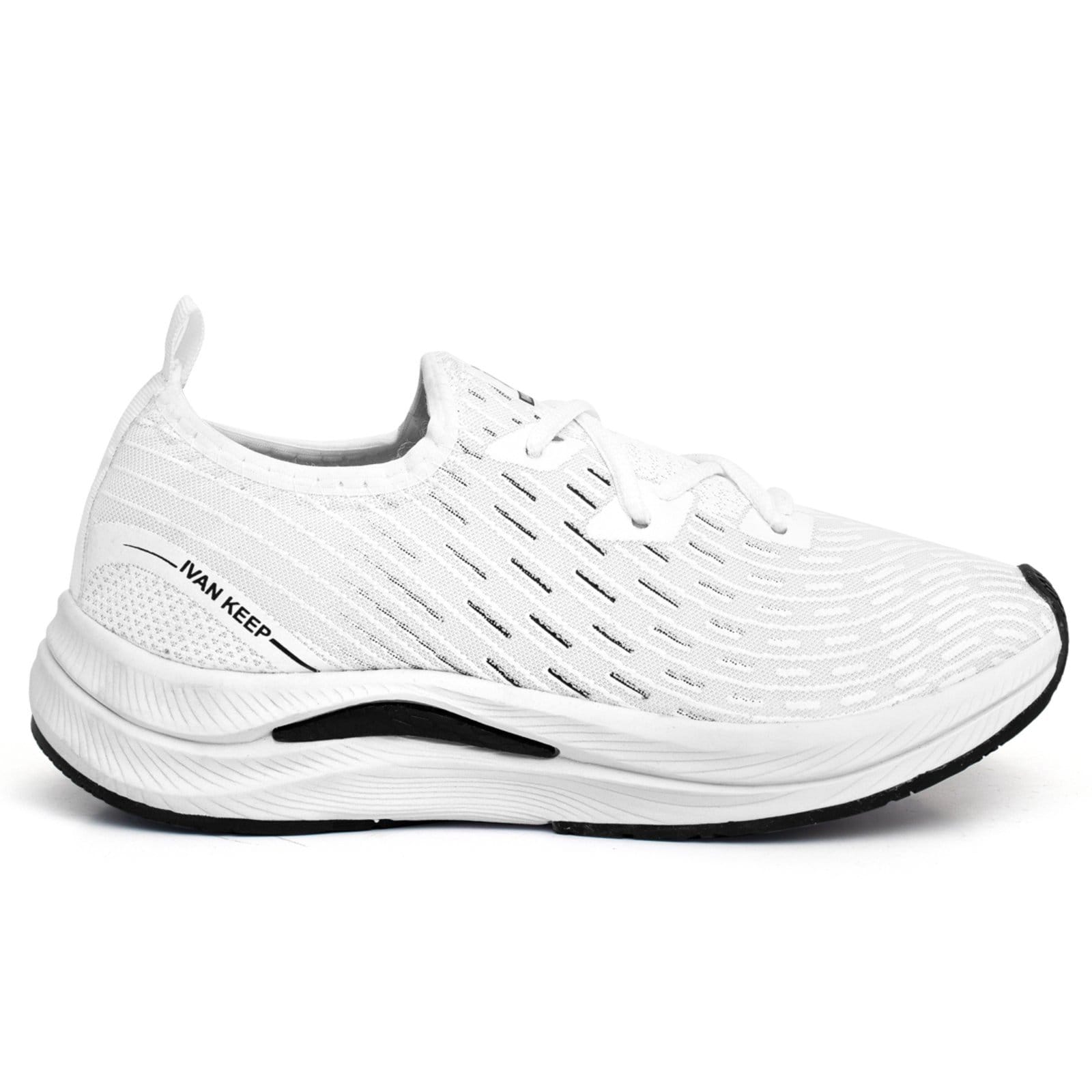 Vista 2 Kit 3 Tênis Feminino Academia Corrida Treino Caminhada Casual Confortável ÉPICO CALÇADOS branco/preto/rosa