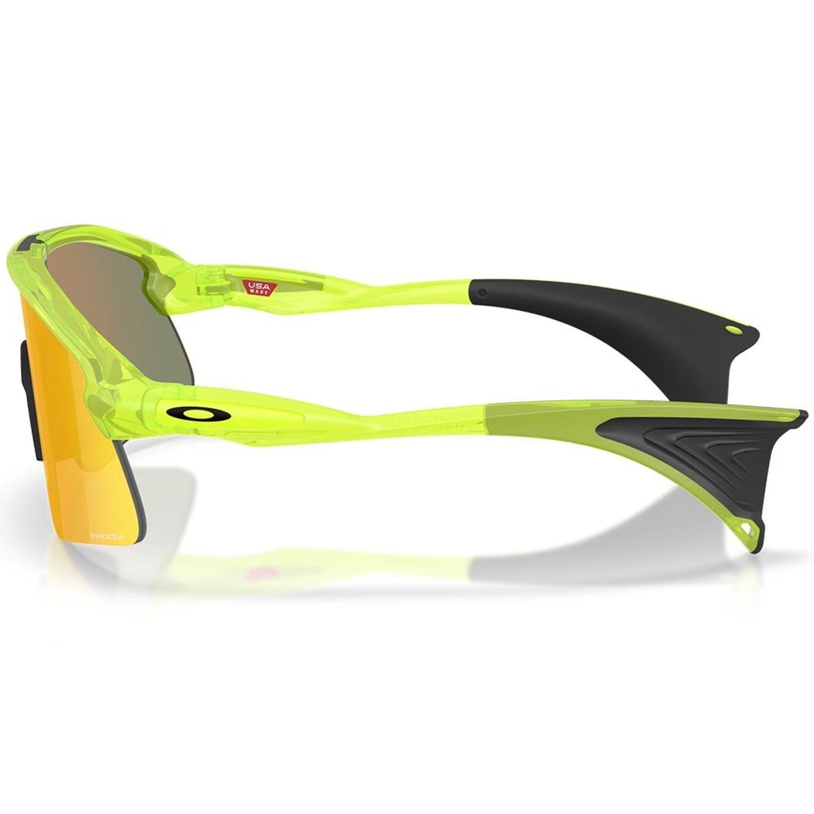 Vista 2 Óculos de Sol Oakley Stunt Devil S Matte Uranium Prizm Ruby Oakley amarelo